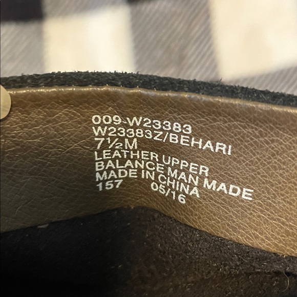 Black Suede Ankle Boots leather slip on - Picture 7 of 8